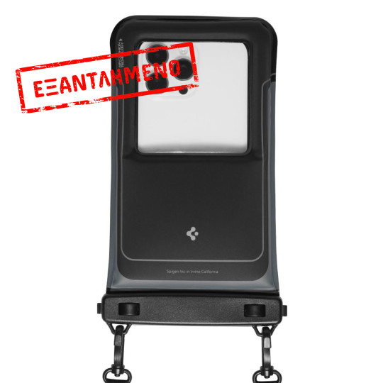 Θήκη Αδιάβροχη Spigen A611P IPX8 Floating Universal Διαστάσεις 13.3cm x 22.5cm 2 τεμαχίων  Ματ Μαύρη