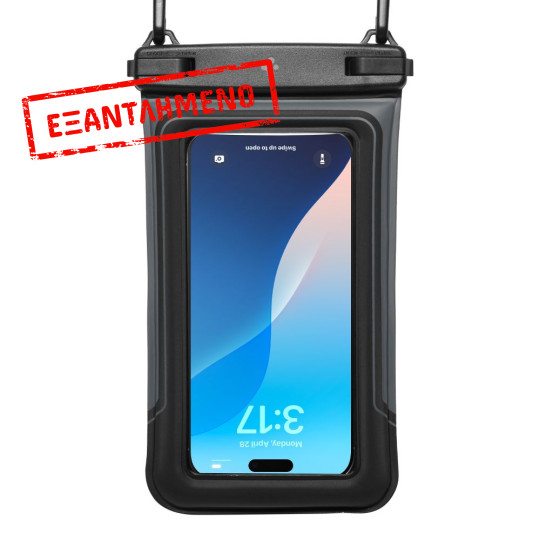 Θήκη Αδιάβροχη Spigen A611P IPX8 Floating Universal Διαστάσεις 13.3cm x 22.5cm 2 τεμαχίων  Ματ Μαύρη