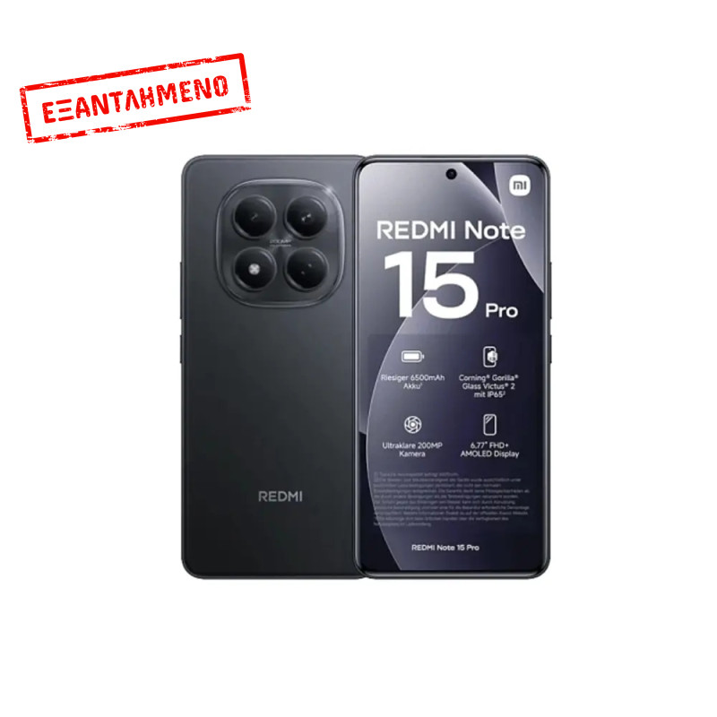 Xiaomi Redmi Note 15 Pro 4G Dual Sim 6.77" 12GB/512GB NFC IP65 Black