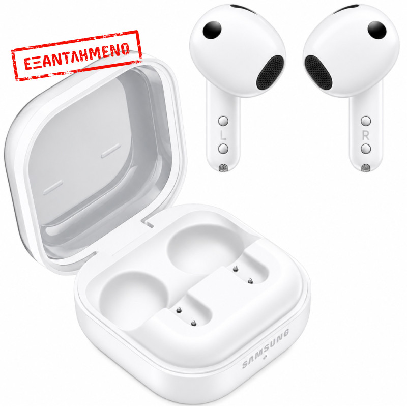 Wireless Bluetooth Samsung Galaxy Buds4 SM-R540 Hybrid ANC IP54 + Charging Case White