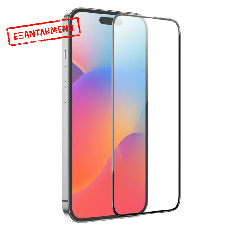 Tempered Glass Hoco Premium Series G16 Full Screen HD 5D Large Arc 0.4mm 9H για Apple iPhone 15 Pro