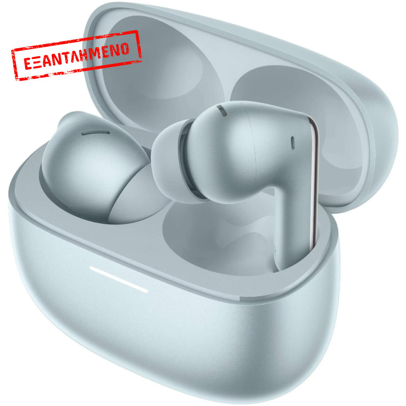 Wireless Bluetooth Xiaomi Redmi Buds 8 Pro με Hi-Res Deep Space Noise Cancellation 3 και Θήκη Φόρτισης IP54 Glacier Blue