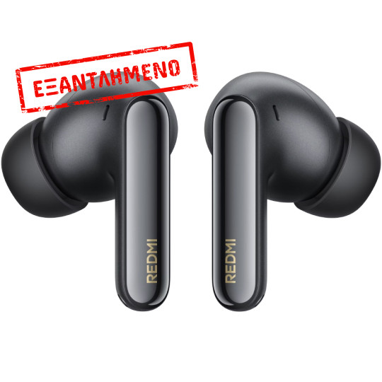 Wireless Bluetooth Xiaomi Redmi Buds 8 Pro με Hi-Res Deep Space Noise Cancellation 3 και Θήκη Φόρτισης IP54 Obsidian Black