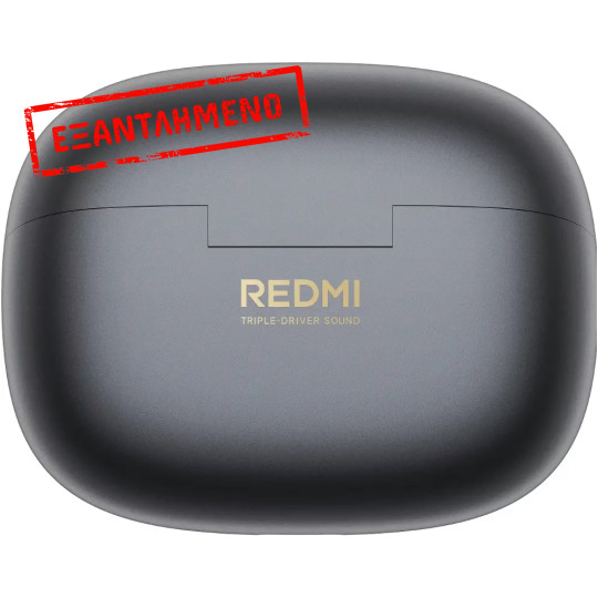 Wireless Bluetooth Xiaomi Redmi Buds 8 Pro με Hi-Res Deep Space Noise Cancellation 3 και Θήκη Φόρτισης IP54 Obsidian Black