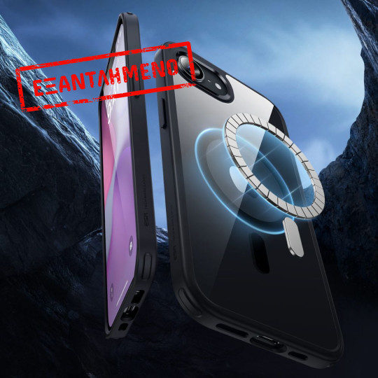 Θήκη Esr Classic Hybrid Halolock Magsafe για Apple iPhone 16e 17e Διάφανη-Μαύρη