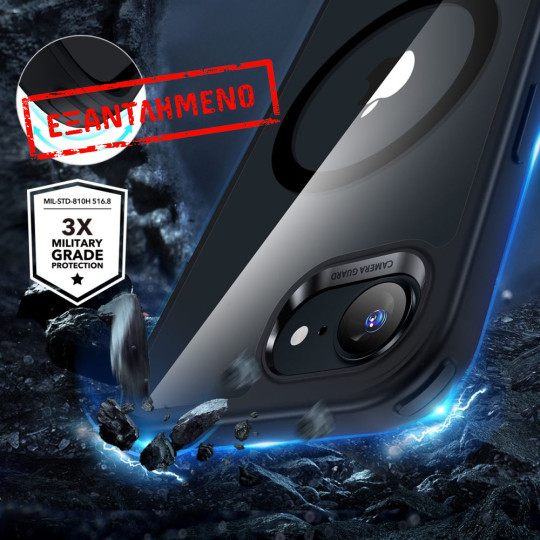 Θήκη Esr Classic Hybrid Halolock Magsafe για Apple iPhone 16e 17e Διάφανη-Μαύρη