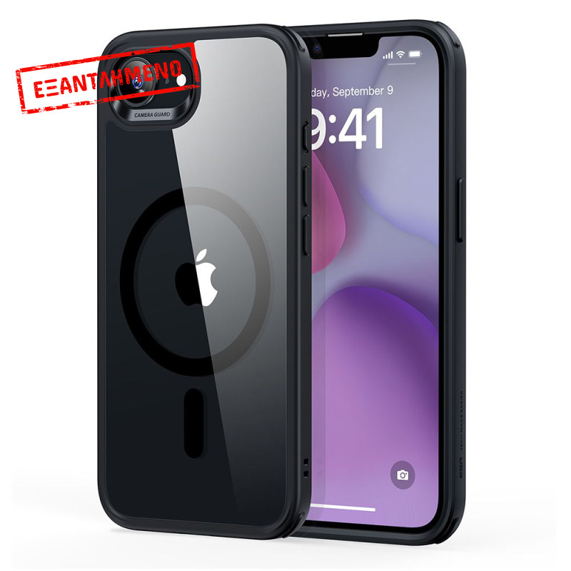 Θήκη Esr Classic Hybrid Halolock Magsafe για Apple iPhone 16e 17e Διάφανη-Μαύρη