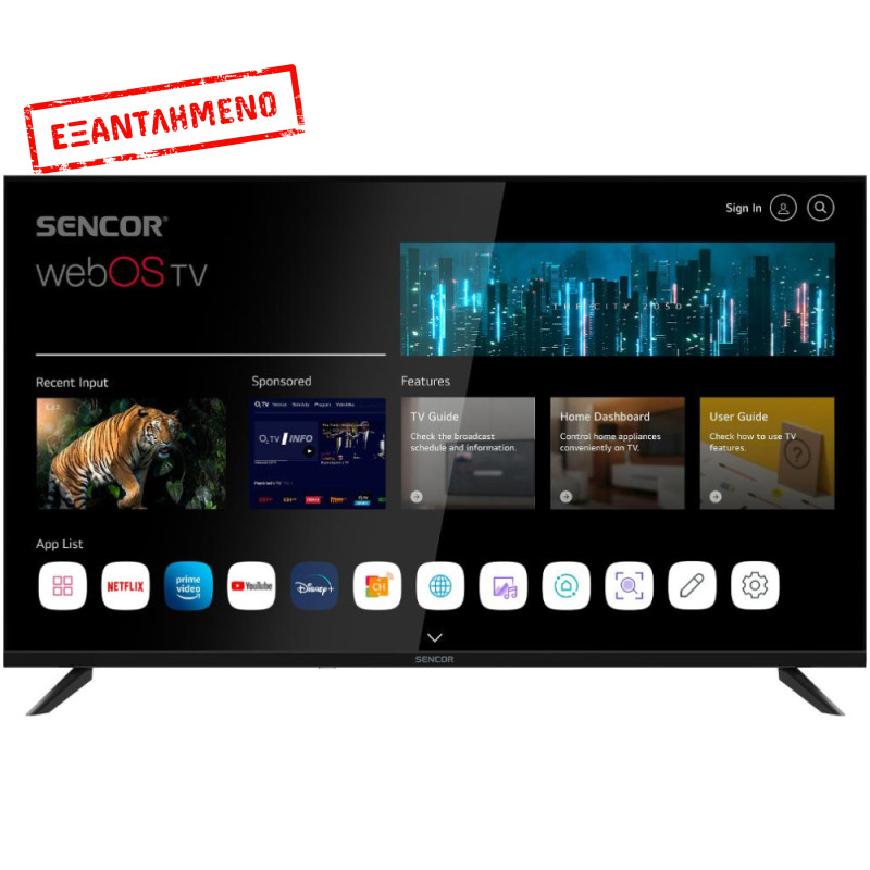 Τηλεόραση Sencor SLE 40FS804B webOS SMART TV HDR10 FULL HD 1920 x 1080p 40" Τηλεόραση Sencor SLE 40FS804B webOS SMART TV HDR10 FULL HD 1920 x 1080p 40"