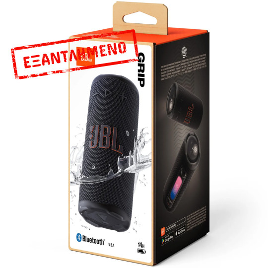 Φορητό Ηχείο Bluetooth JBL Grip 16W IP68 14h Playtime Μαύρο