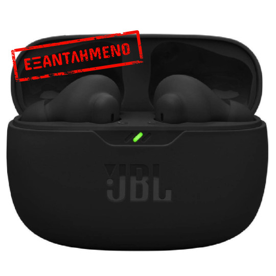 Wireless Hands Free JBL Wave Beam 2 Buds με Pure Bass ANC έως 40 Ώρες Λειτουργίας IP54 και Θήκη Φόρτισης Μαύρα