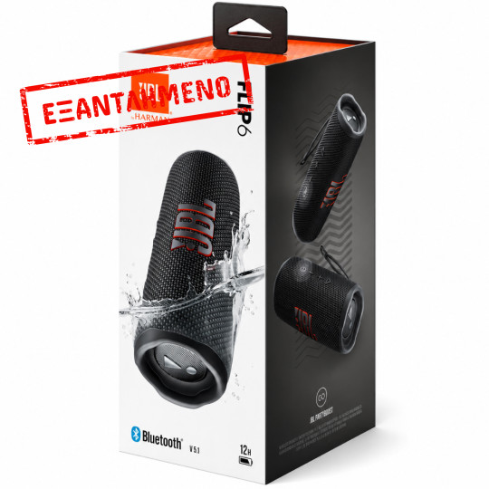 Φορητό Ηχείο Bluetooth JBL Flip 6 30Watt IP67 12h Playtime Μαύρο