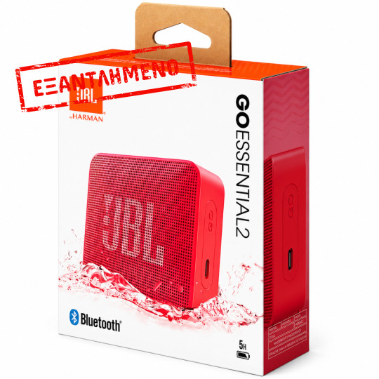Φορητό Ηχείο Bluetooth JBL Go Essential 2 3.1W IPX7 5h Playtime Κόκκινο