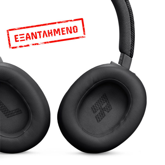Bluetooth Ακουστικά JBL Live 770NC Ασύρματα & Ενσύρματα USB-C με ANC 65h Ακρόαση Mic και Fast Charge Black