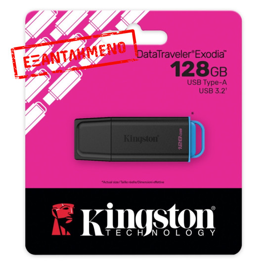 Kingston Flash Drive DataTraveler Exodia Gen 1 128GB USB 3.2 DTXG2/128