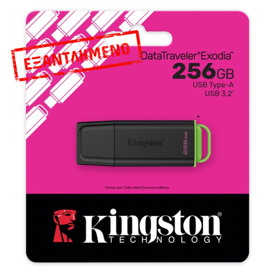 Kingston Flash Drive DataTraveler Exodia Gen 1 128GB USB 3.2 DTXG2/256