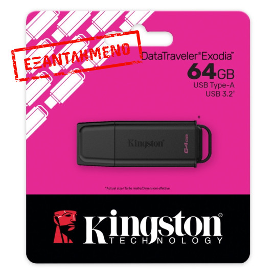Kingston Flash Drive DataTraveler Exodia Gen 1 64GB USB 3.2 DTXG2/64