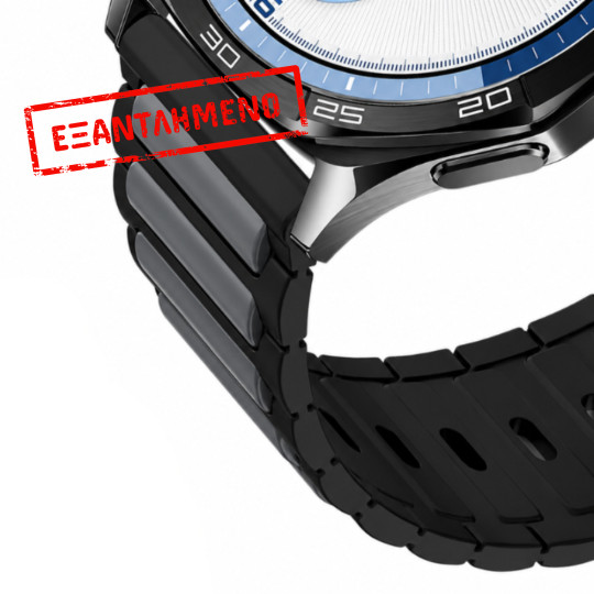 Watchband Hoco WH27 Flexible Series Silicon Strap για Samsung Huawei Xiaomi Vivo OPPO κα 22mm Universal Μαύρο-Γκρι