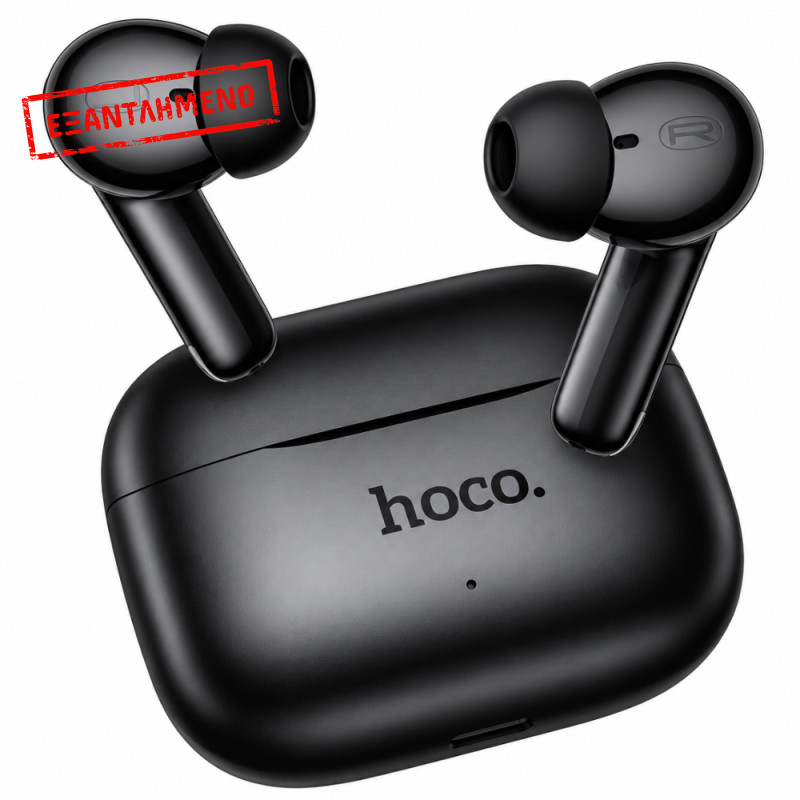 Wireless Hands Free Hoco EQ30 Eufonia TWS Hi-Fi v6.0 300mAh 7h Ομιλίας Μαύρα