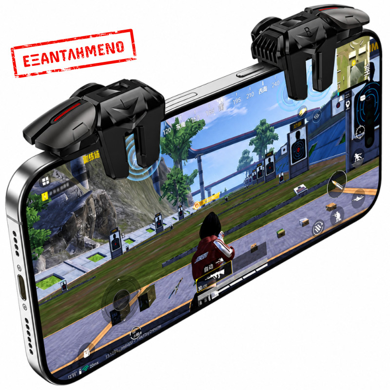 Hoco GA22 Eagle Gaming Mobile Bumpers για Συσκευές απο 4" έως 7" και Πάχος έως 11mm Μαύρα