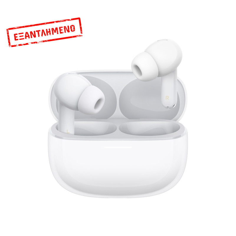Wireless Bluetooth Xiaomi Redmi Buds 8 Pro με Hi-Res Deep Space Noise Cancellation 3 και Θήκη Φόρτισης IP54 Cloud White