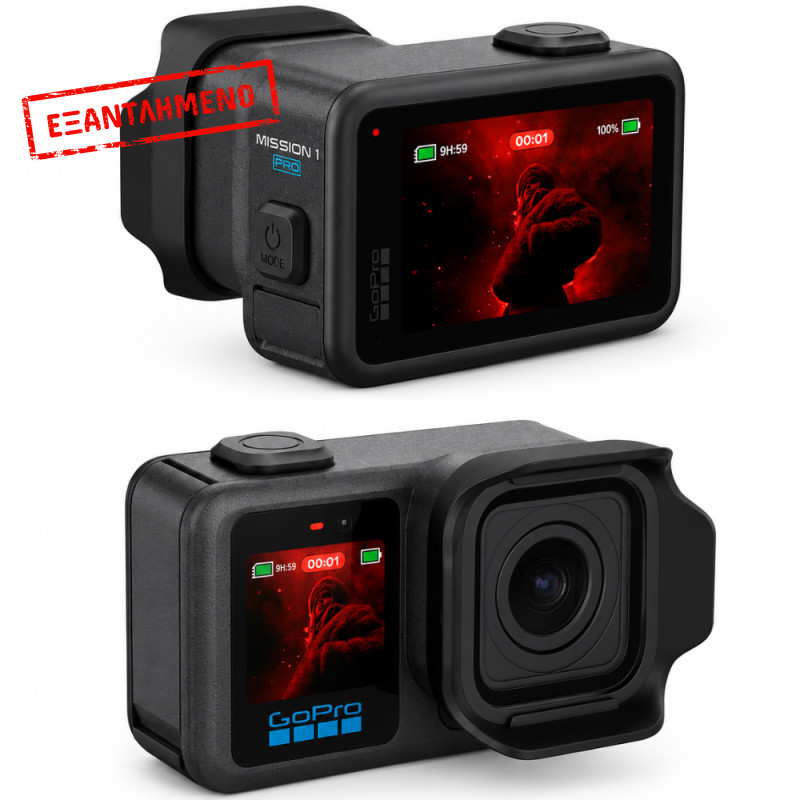 Action Camera GoPro Mission 1 PRO Action CHDHW-011-RW 8K 2.59" Οθόνη Αφής Wi-Fi GPS 2150mAh και έως 20m Υποβρύχια Black
