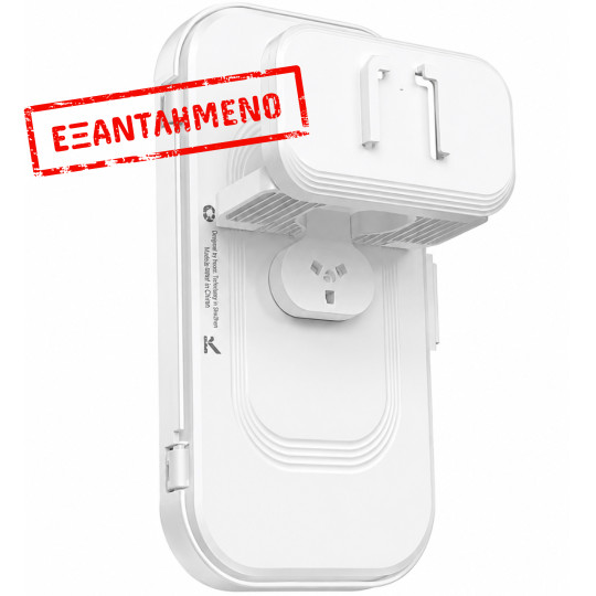 Βάση Στήριξης Επιτοίχια Hoco HD16 για συσκευές 4,5"-7" Αδιάβροχη με Αεροστεγές Κλείσιμο και Διάφανη Προστατευτική Touch Μεμβράνη Λευκή