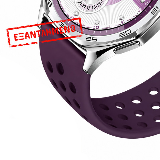 Watchband Hoco WH25 Flexible Series για Samsung Huawei Xiaomi Vivo OPPO κα 22mm Universal Μωβ Silicon Strap