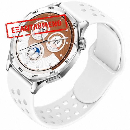Watchband Hoco WH25 Flexible Series για Samsung Huawei Xiaomi Vivo OPPO κα 22mm Universal Λευκό Silicon Strap