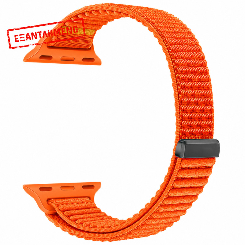 Watchband Hoco WA41 Parkour Series 38/40/41/42 mm Nylon Strap για Apple Watch series 1/2/3/4/5/6/7/8/9/SE/SE2 Πορτοκαλί