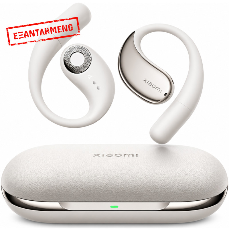 Wireless Bluetooth Xiaomi OpenWear Stereo Open Ear με Διπλά Μικρόφωνα και Θήκη Φόρτισης Sandstone Beige