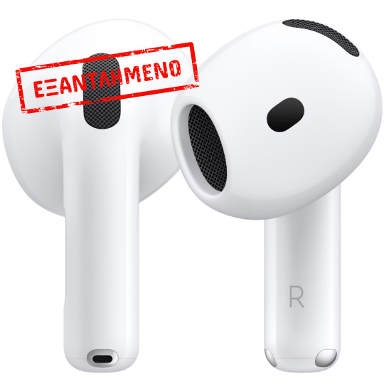 Bluetooth Apple AirPods 4 IP54 και Θήκη Φόρτισης