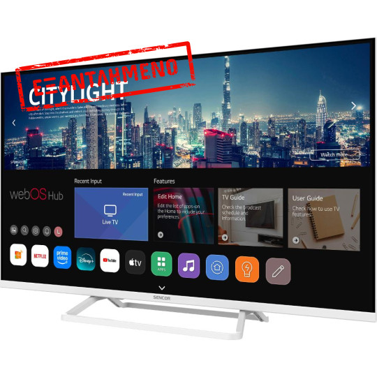 Τηλεόραση Sencor SLE 40FS841BW webOS SMART TV FULL HD 1920 x 1080p HDR 10 40"