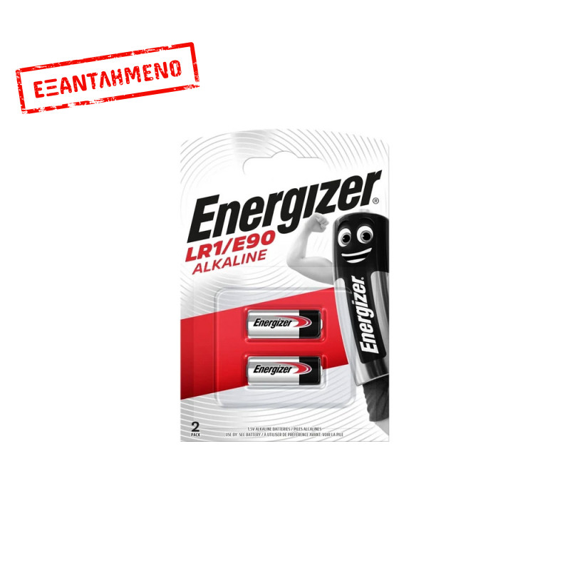 Μπαταρία Αλκαλική Energizer LR1/E90 1.5V Τεμ. 2 Μπαταρία Αλκαλική Energizer LR1/E90 1.5V Τεμ. 2