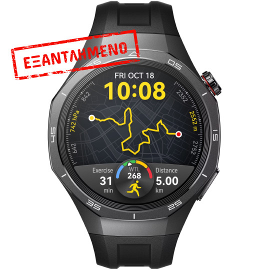 Huawei Watch GT5 Pro 46mm GPS NFC 5ATM με Δυνατότητα Κλήσεων Black