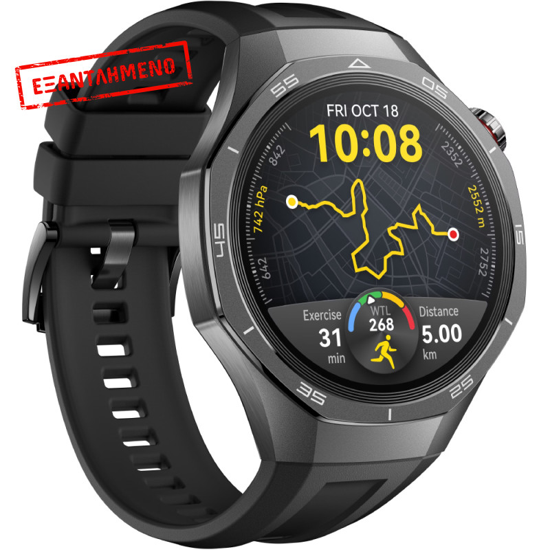 Huawei Watch GT5 Pro 46mm GPS NFC 5ATM με Δυνατότητα Κλήσεων Black