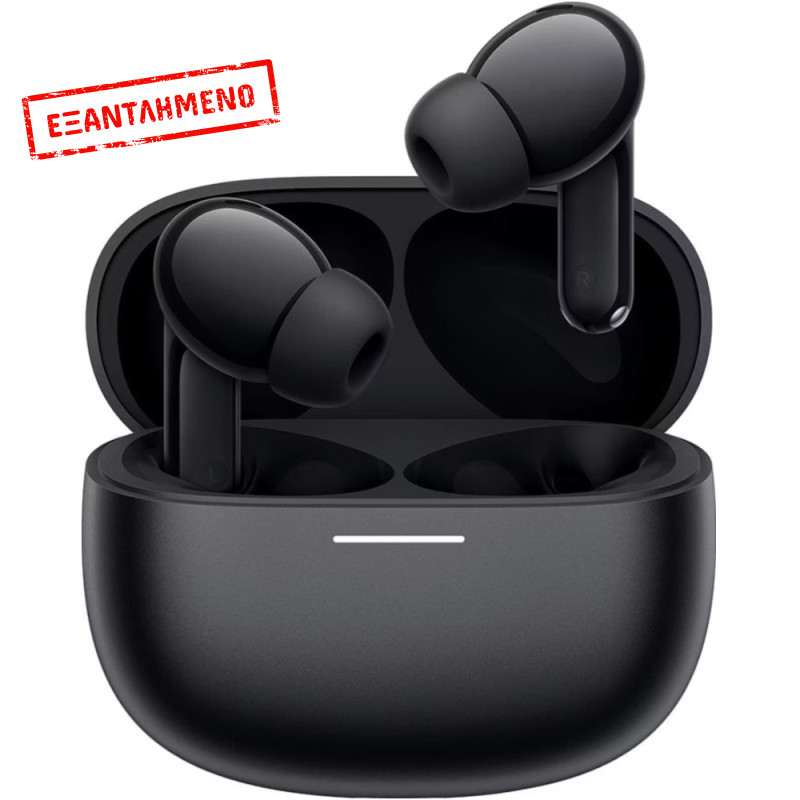 Wireless Bluetooth Xiaomi Redmi Buds 8 BHR08UFGL Bluetooth v5.4 ANC με 11h Χρόνο Λειτουργίας και Θήκη Φόρτισης Black