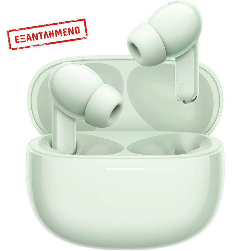 Wireless Bluetooth Xiaomi Redmi Buds 8 BHR08UJGL Bluetooth v5.4 ANC με 11h Χρόνο Λειτουργίας και Θήκη Φόρτισης Green
