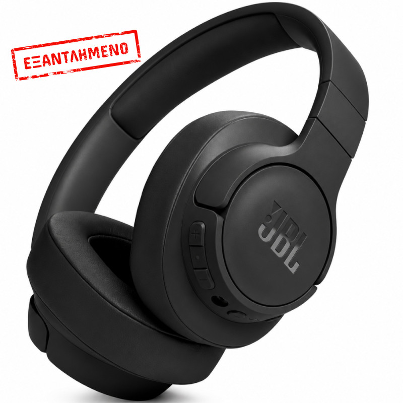 Bluetooth Ακουστικά Over Ear Ασύρματα & Ενσύρματα JBL Tune 770NC με Pure Bass Voice Aware 70h Playtime και Quick Charge Black