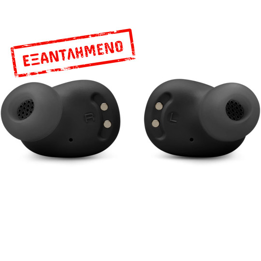 Bluetooth Hands Free JBL Vibe Buds 2 In-ear TWS ANC με 10 ώρες Λειτουργία ΒΤ 5.3 IPX4 με Θήκη Φόρτισης Μαύρα