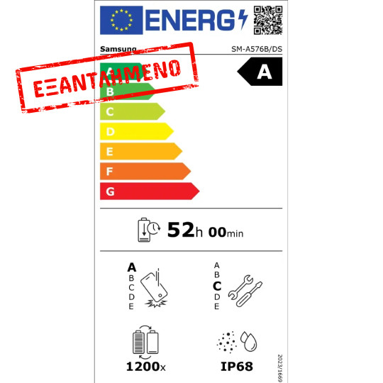 Samsung SM-A576 Galaxy A57 5G Non EU Dual Sim 6.7" 8GB/256GB NFC IP68 Awesome Grey με 1 Χρόνο Εγγύηση απο Samsung Service