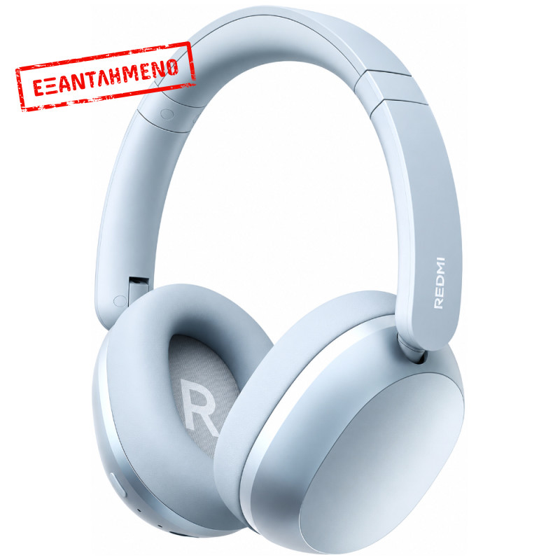 Bluetooth Xiaomi Redmi Neo Over Ear Ασύρματα & Ενσύρματα Hi-Res με 72 ώρες Λειτουργίας, ANC, ΒΤ5.4, 3 Mics και HyperOS  Mist Blue