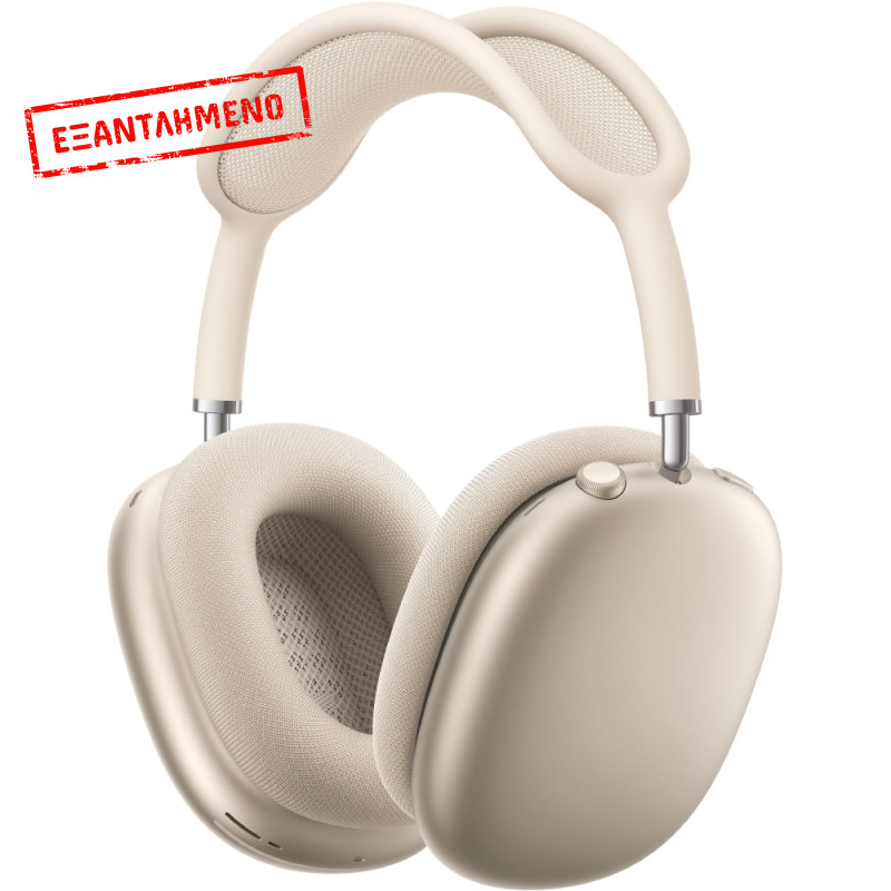 Bluetooth Apple AirPods Max (2024) Over Ear Ασύρματα & Ενσύρματα USB-C με ANC Starlight