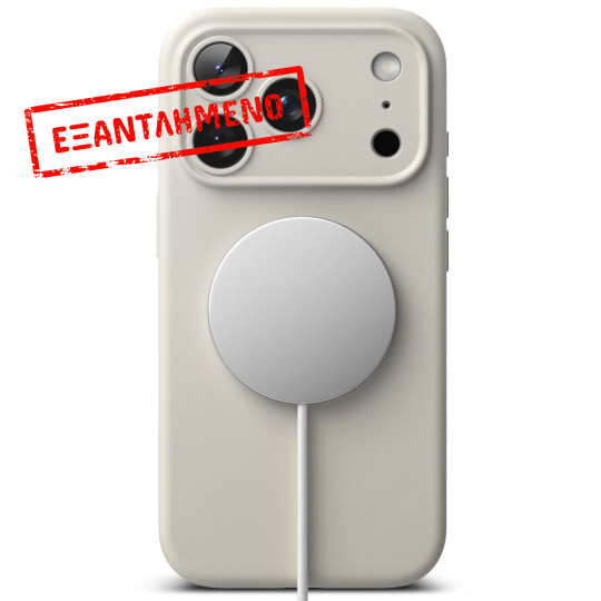 Θήκη Ringke Silicone Magsafe για Apple iPhone 17 Pro Stone
