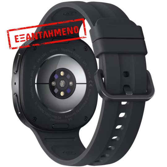 Smartwatch Samsung Galaxy Watch9 LTE L355 1.47" Super AMOLED GPS eSIM NFC 5 ATM με Δυνατότητα Κλήσεων Graphite
