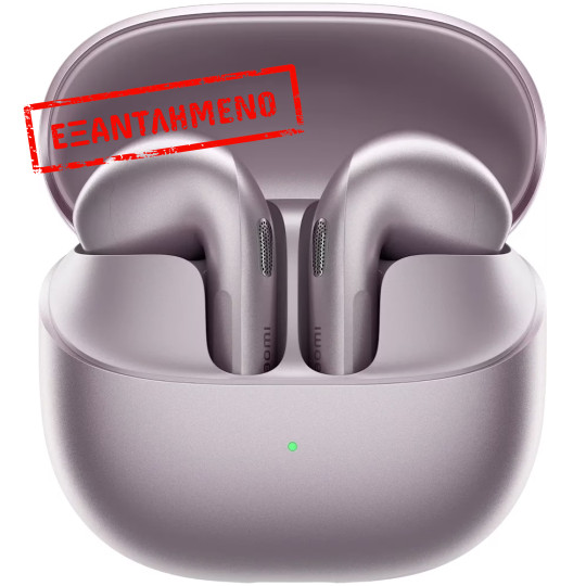 Wireless Bluetooth Xiaomi Buds 6 BHR09GTGL Hi-Res με Active Noise Cancellation, AI Υπότιτλοι και Θήκη Φόρτισης IP54 Nebula Purple