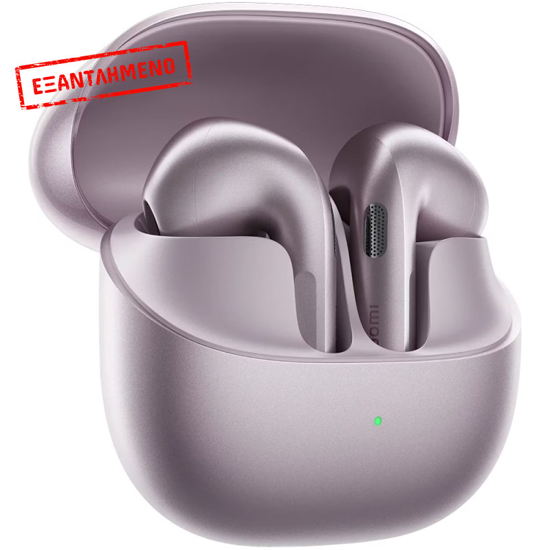 Wireless Bluetooth Xiaomi Buds 6 BHR09GTGL Hi-Res με Active Noise Cancellation, AI Υπότιτλοι και Θήκη Φόρτισης IP54 Nebula Purple
