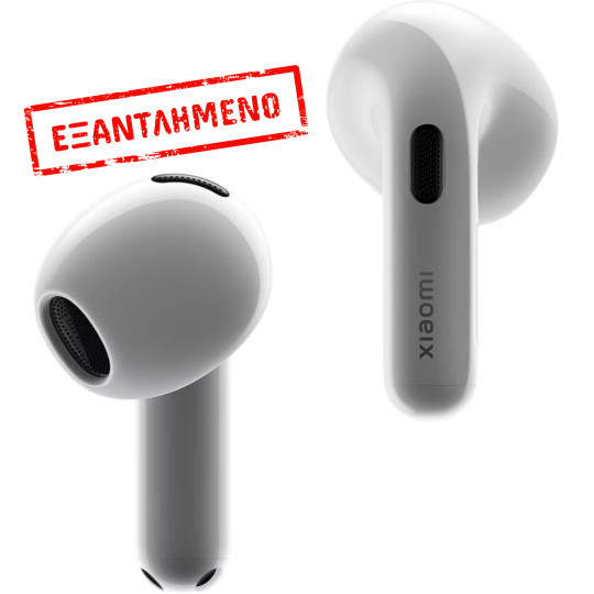 Wireless Bluetooth Xiaomi Buds 6 BHR08OGGL Hi-Res με Active Noise Cancellation, AI Υπότιτλοι και Θήκη Φόρτισης IP54  Pearl White