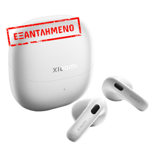 Wireless Bluetooth Xiaomi Buds 6 BHR08OGGL Hi-Res με Active Noise Cancellation, AI Υπότιτλοι και Θήκη Φόρτισης IP54  Pearl White