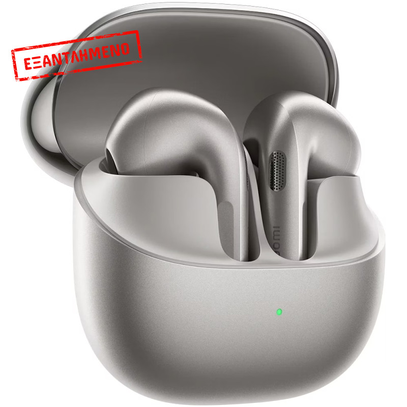 Wireless Bluetooth Xiaomi Buds 6 BHG08OHGL Hi-Res με Active Noise Cancellation, AI Υπότιτλοι και Θήκη Φόρτισης IP54 Titan Grey