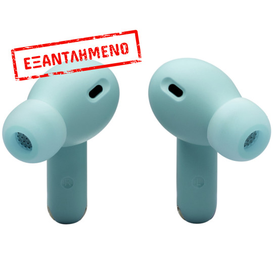 Wireless Hands Free JBL Wave Beam 2 Buds με Pure Bass ANC έως 40 Ώρες Λειτουργίας IP54 και Θήκη Φόρτισης Μπλε